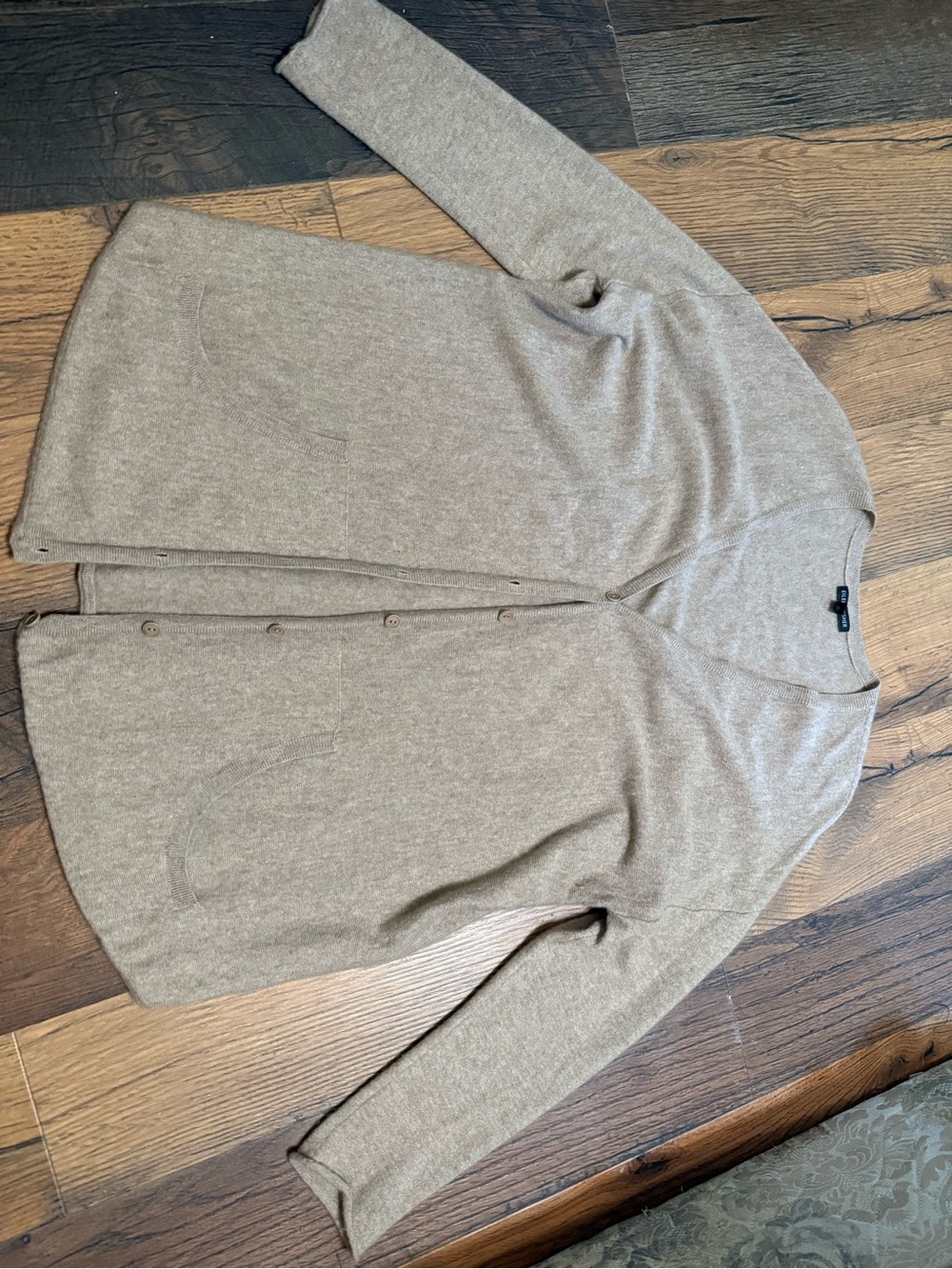 Eileen Fisher Tan Knit Cardigan